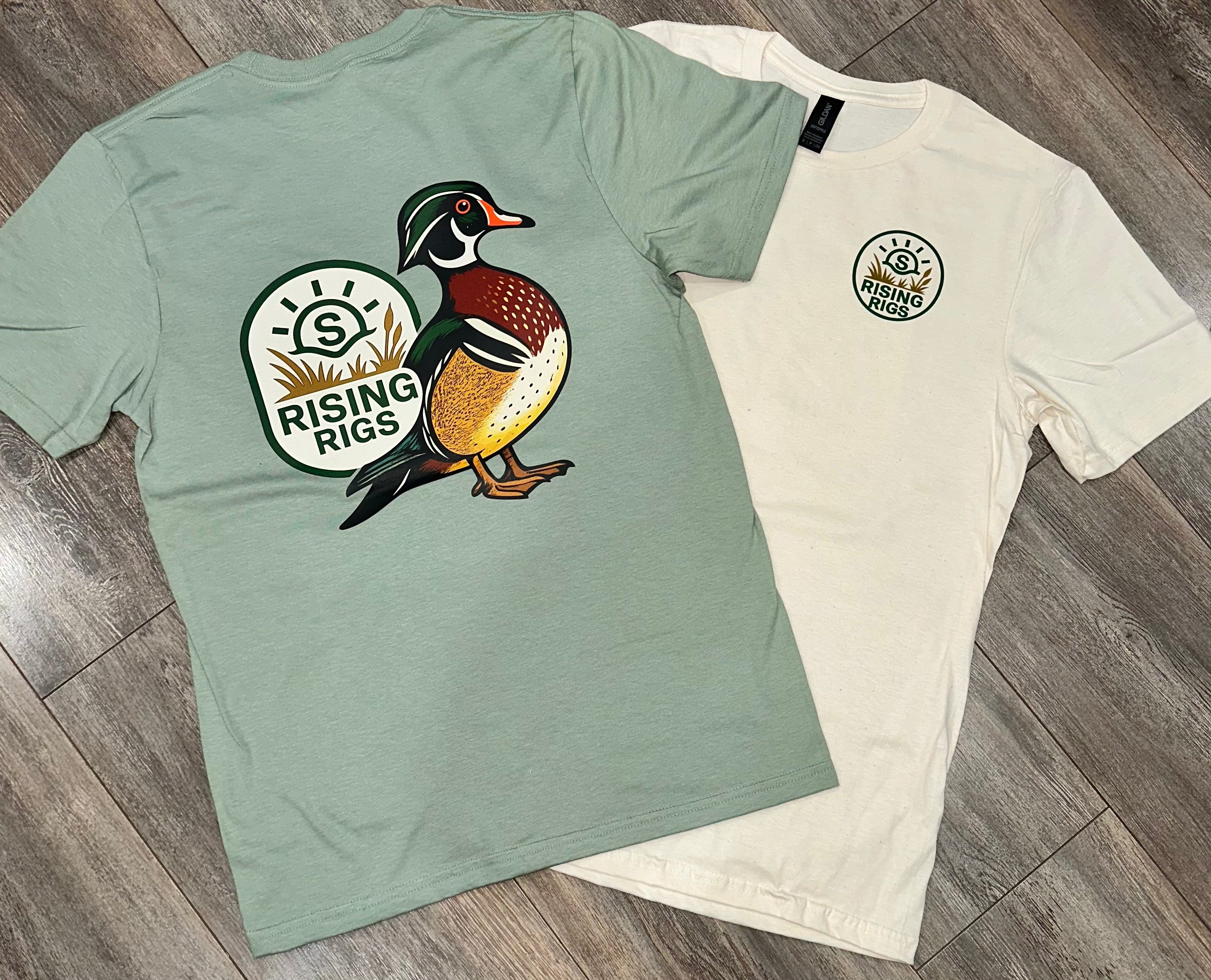Sage Green Wood Duck T-Shirt